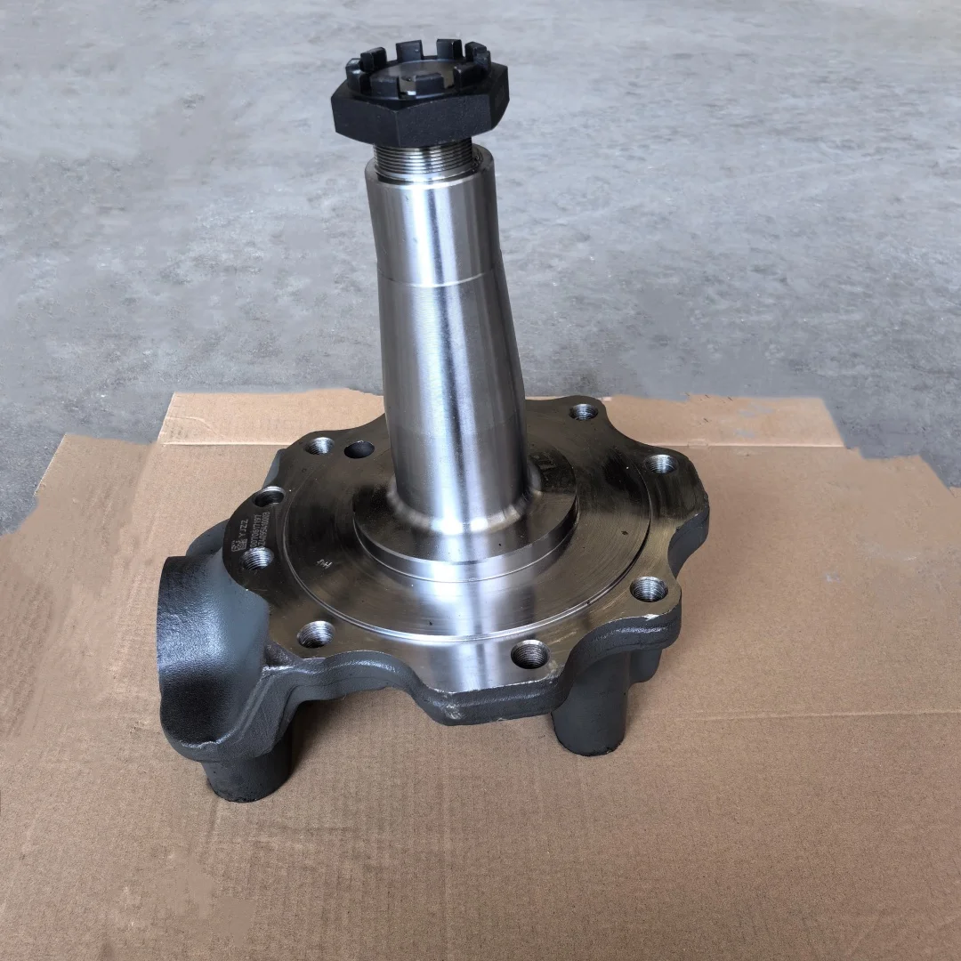 Picture 7: Heavy Trailer Truck Front Steering Knuckle Parts Steering Knuckle Left AZ4095410003 Right AZ4095410004