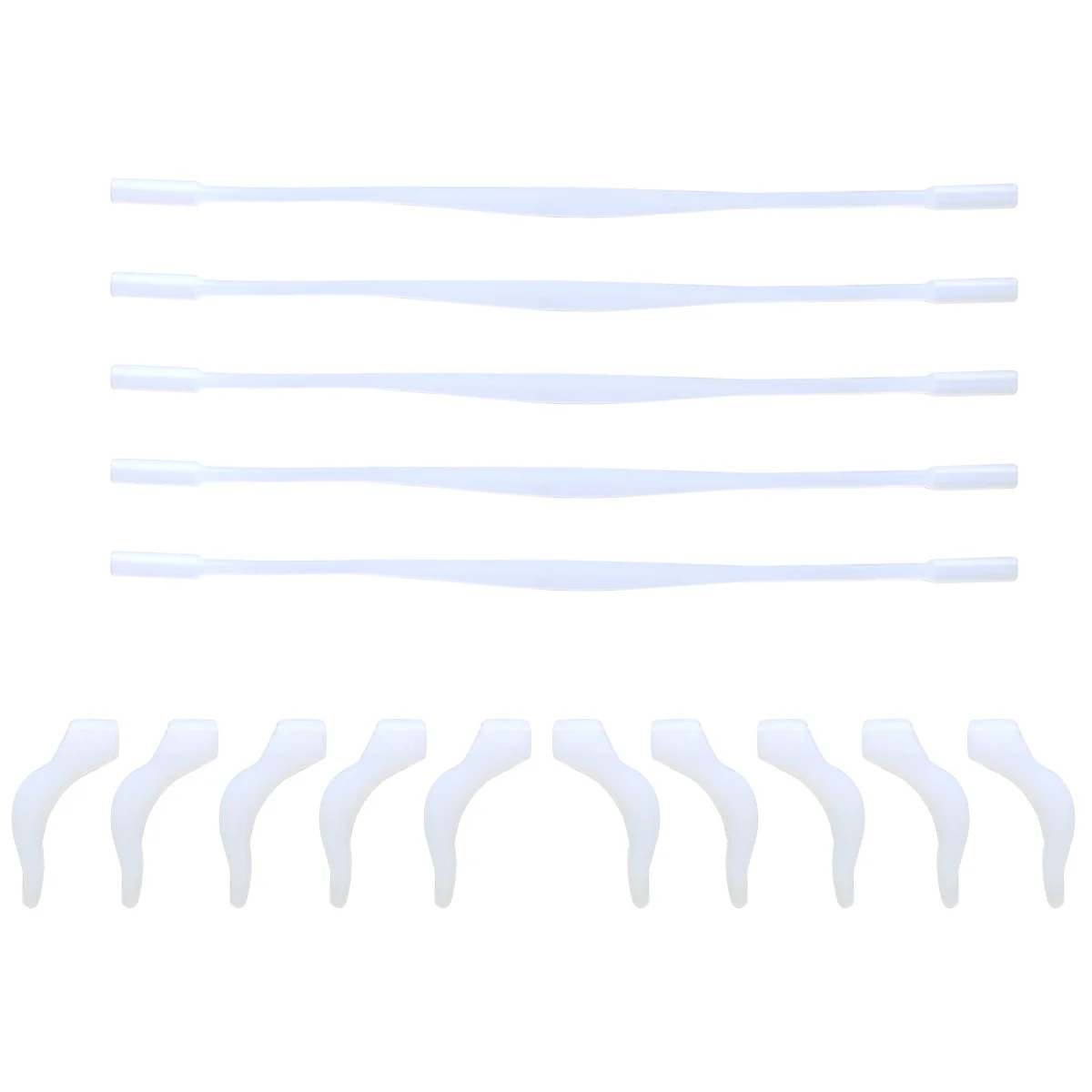 

5 set Anti-Slip Silicone Eyeglass Strap Set For Kids Reduces Slippage Prevents Loss Comfortable Secure Fit For Outdoor Sports