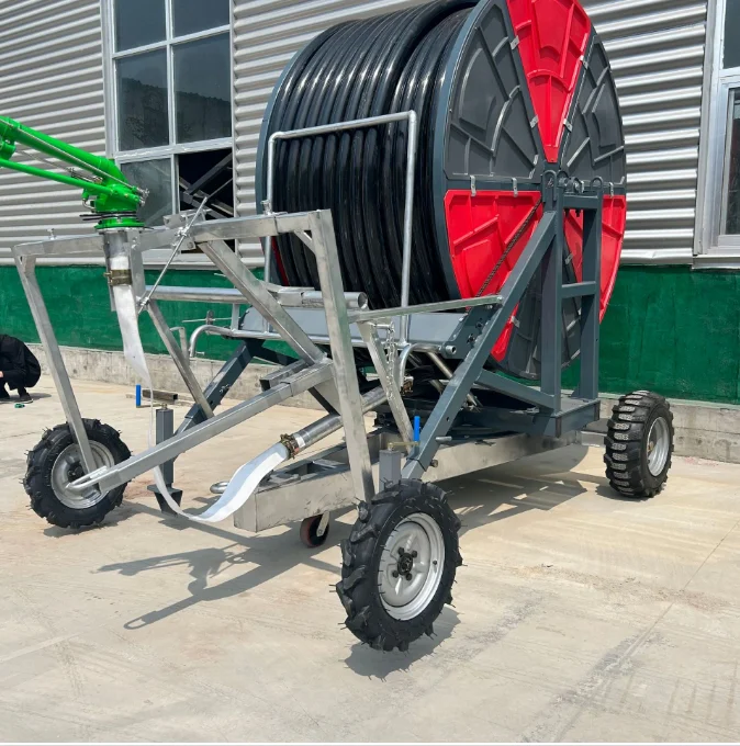 Hot Sell 80-150 Acres Of Large- Agricultural Sprinkler Irrigation Equipment/reel Sprinkling Irrigation Machine/35-40m³/H