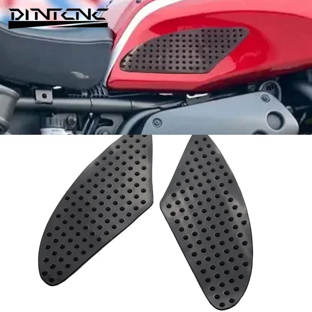 Tank Traction Pad Anti Slip Sticker For YAMAHA XSR700 XSR900 XSR 700 900 Motorcycle Side Decal Gas Knee Grip Protector Rubber