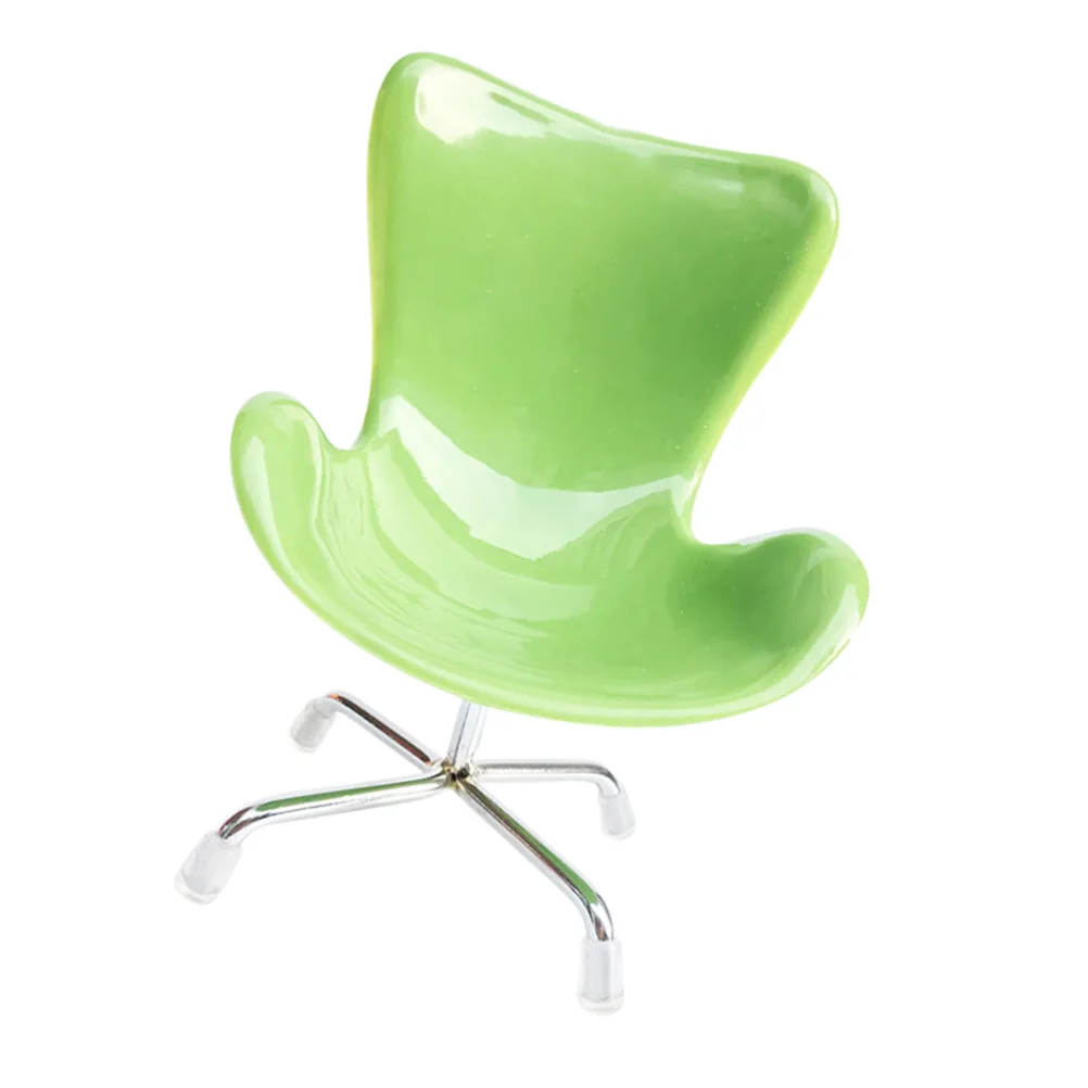 

Computer Mini Chair Realistic Plastic Computer Chair Decor Plastic Pet Furniture Decor Mini House Models Toys Accessories