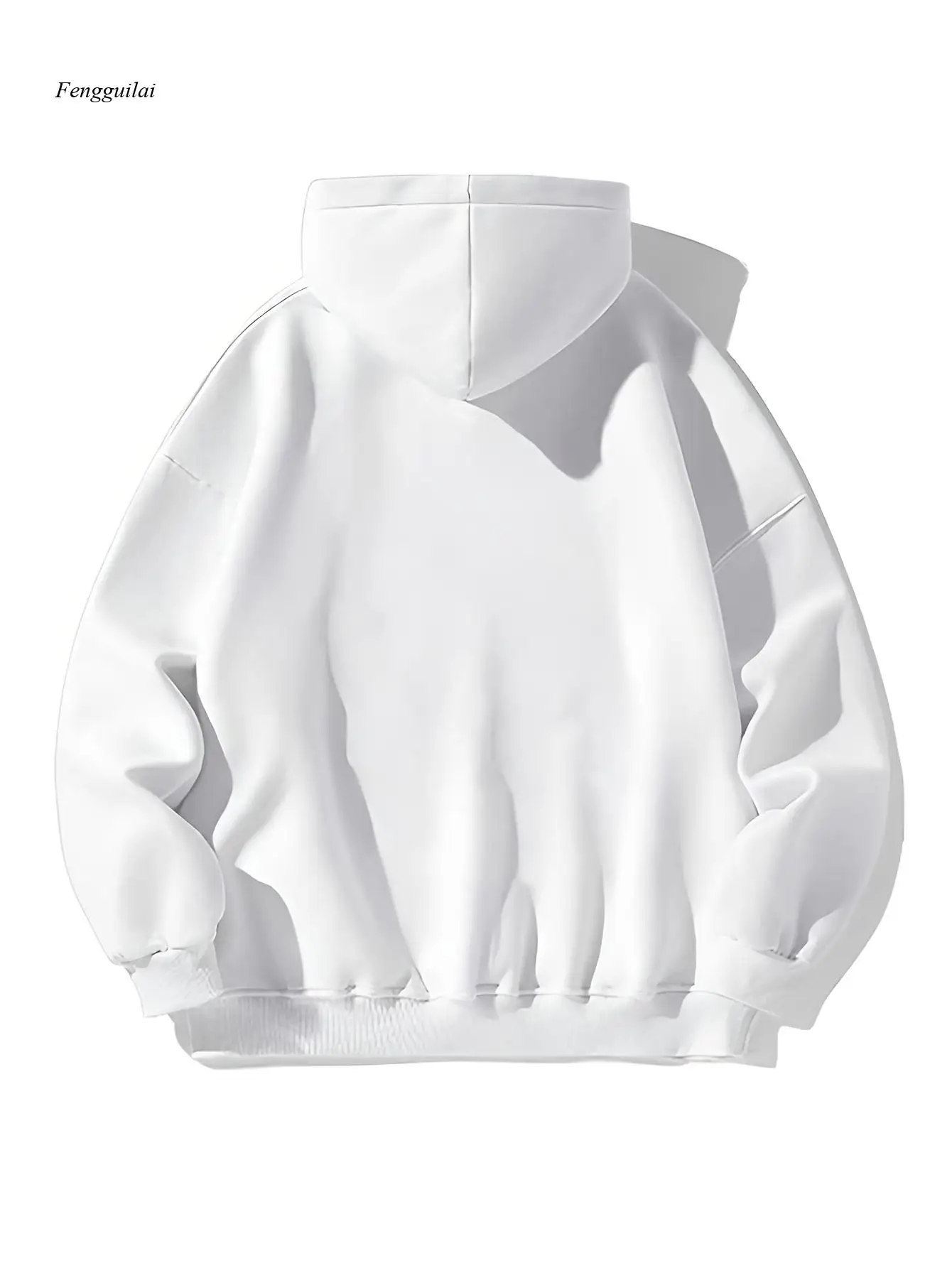 Hoodie - Rood met BOO! Grafisch, gezellig winterpulloversweatshirt, losvallend sweatshirt met capuchon voor Halloween