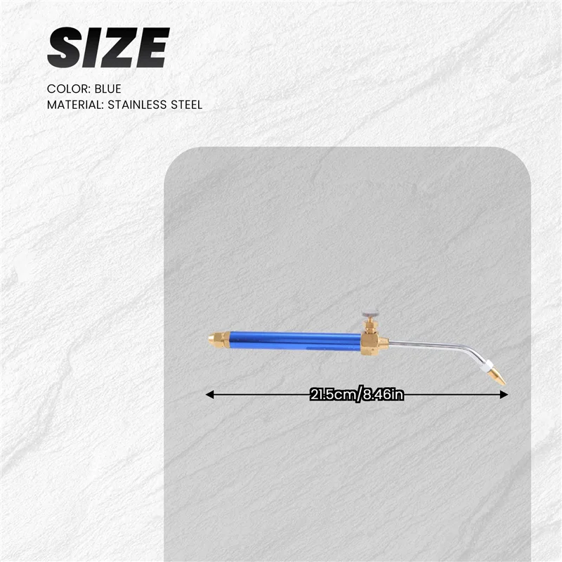 AT59 Brass Welding Torch, Gold Gas Cutting Torch, Burn Pipe