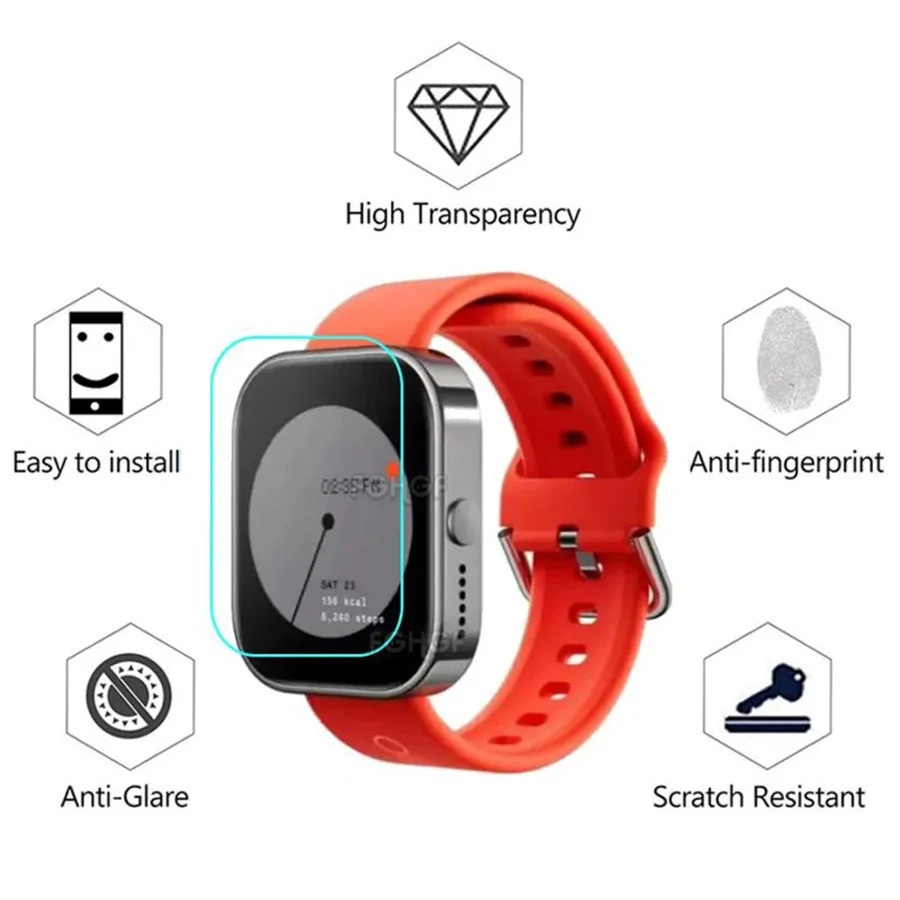 Soft TPU Protective Hydrogel Film For CMF Watch Pro Cover Screen Protector For CMF by Nothing WatchPro Watch Accessory Not Glass