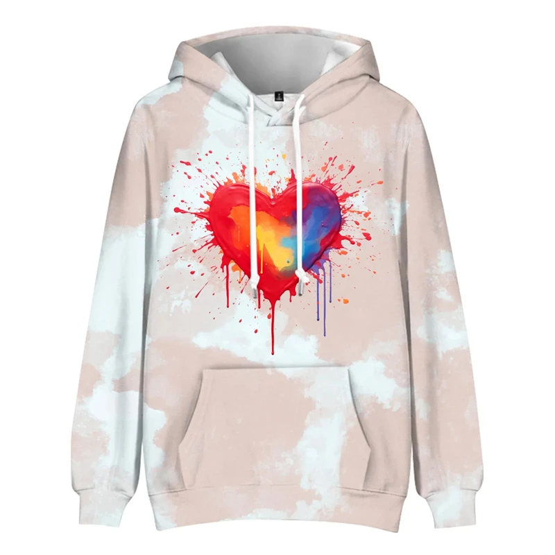 Fashion San Valentin Gift Hoodies for Men Clothing Valentine's Day Women Sweatshirts love CP Tracksuit Fashion Ted Streetwear view 2