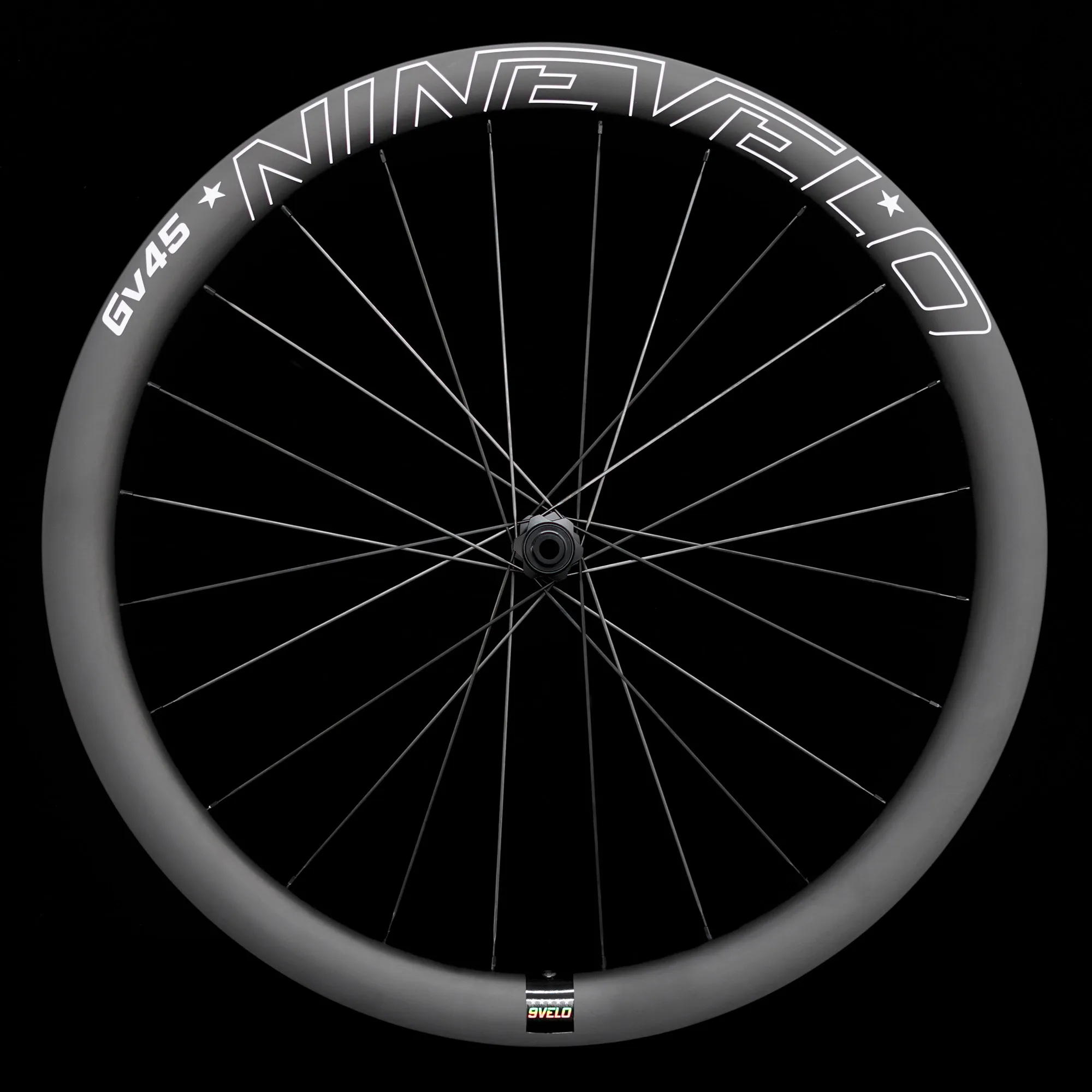 

9VELO GV45 Gravel carbon Wheels NINEVELO Tubeless Wheelset 24H/24H Gravel bike wheel set GV Series 36 ratchets