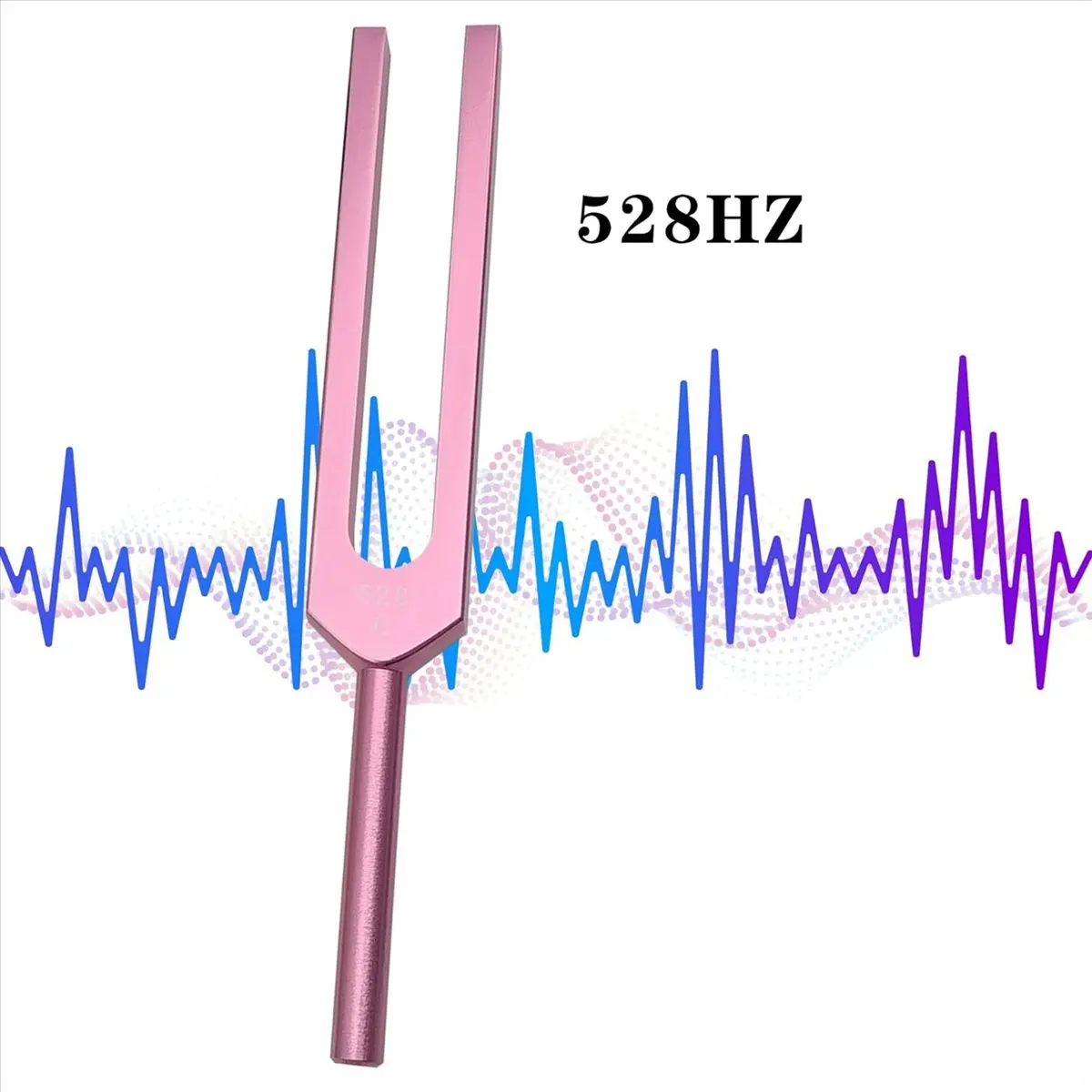 A50U Tuning Fork, 528 Hz Tuning Forks for Healing Chakra,Sound Therapy,Keep Body,Mind and Spirit in Perfect Harmony,Pink