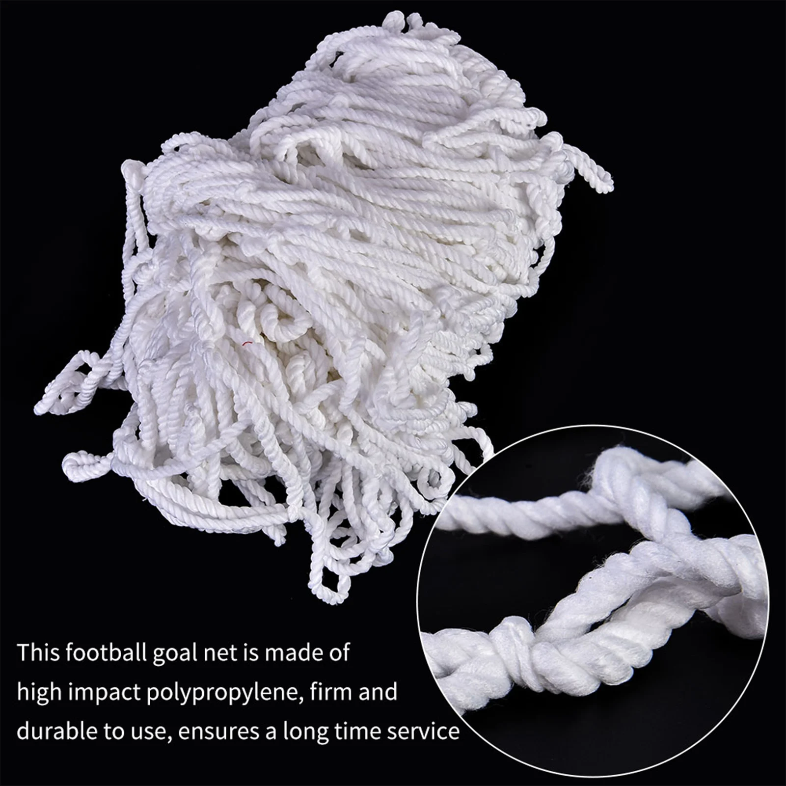 

3x2m Football Soccer Goal Net Polypropylene Fiber Sports Match Training Tools Goal Net Accessories Football Training Net