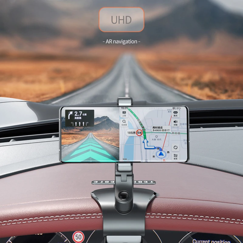 Универсальный держатель для телефона на приборную панель автомобиля 360 дюйма