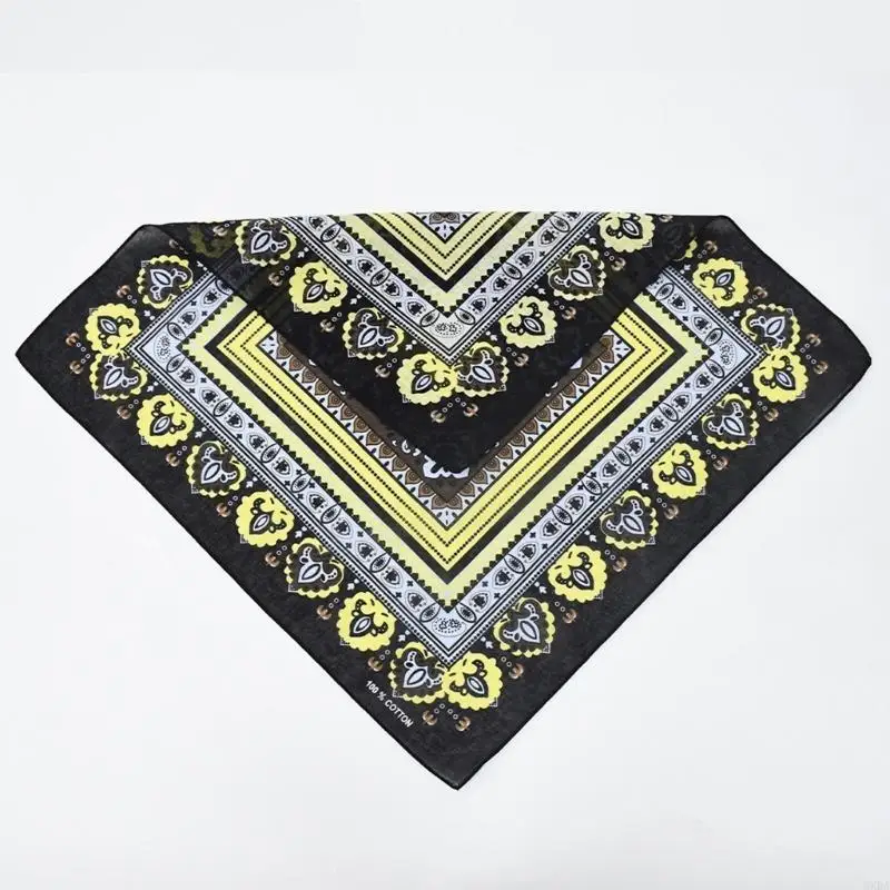 

Fashion Versatiles Square Head Scarf Outdoor Sports Colorful Handkerchief Suitable for Fashion Lover 6XDA