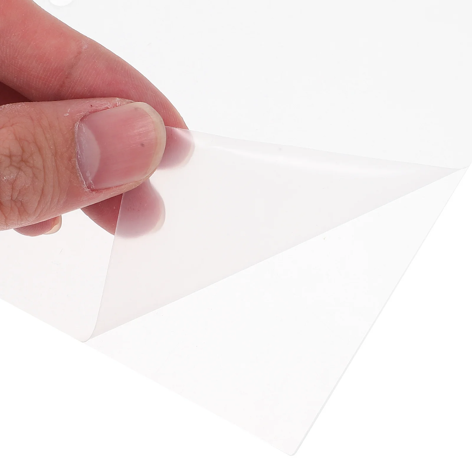 

6 шт. акриловый переплет для ноутбука, прозрачный DIY A6, корпус планировщика, многоразовый журнал, бюджетный органайзер, обложка для ноутбука