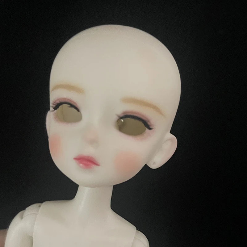 DIY Doll Head 1/6 Bjd Makeup Doll Head 30CM Dolls Mechanical Joint Body Kids Girls Doll Toy Gift