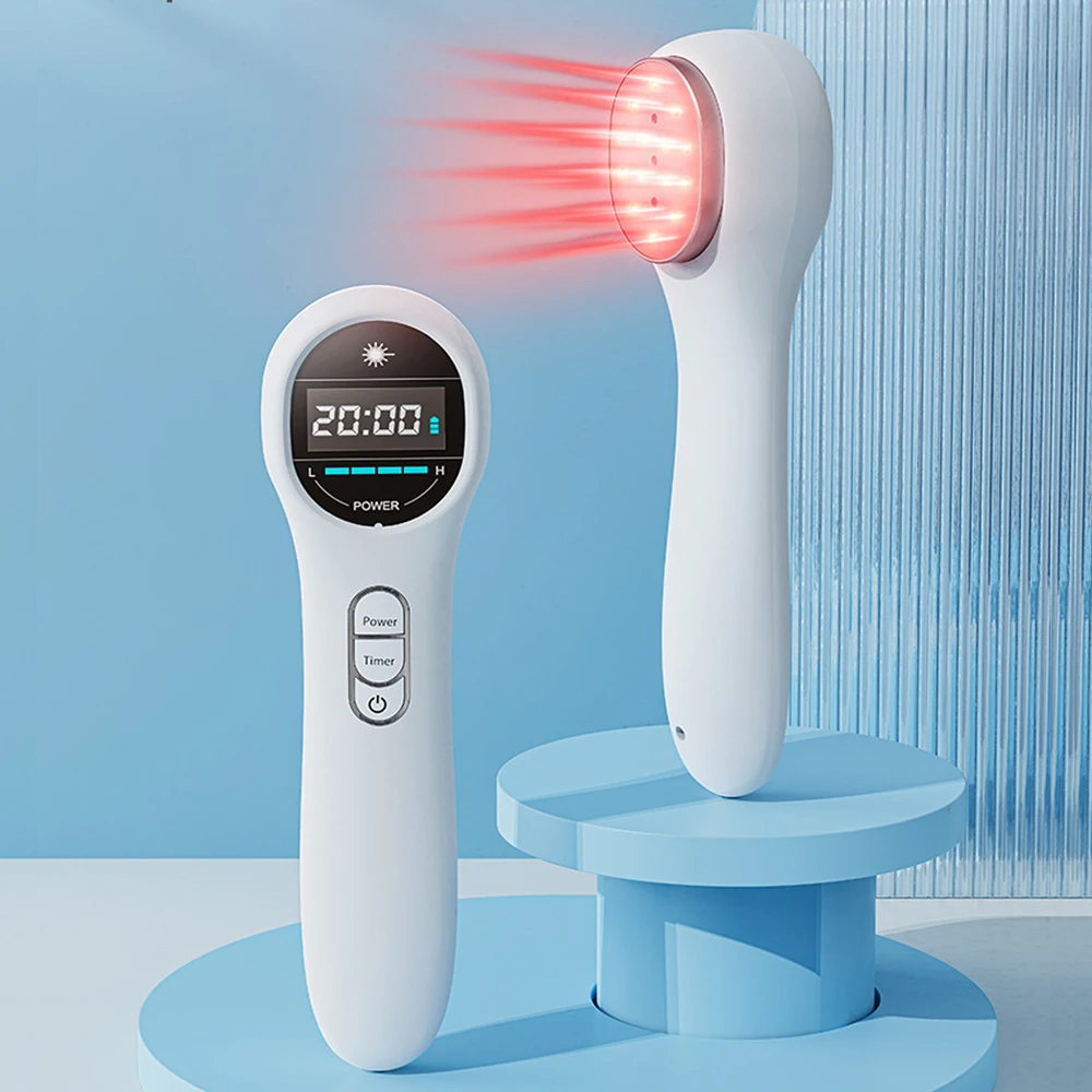 Handheld red light therapy muscle pain reliever led red light therapy device for home use