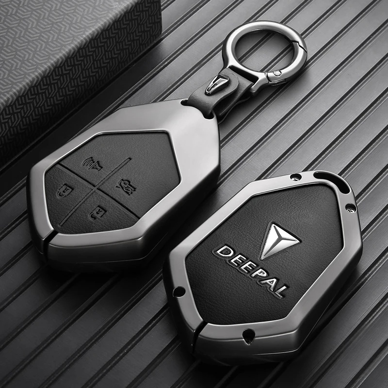 For Deepal S05 S07 Car Key Cover Zinc Alloy Full Protection Shockproof Deepal L06 L07 G318 Key Fob Protector Car Accessories