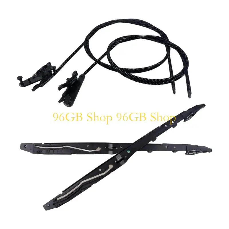 

96GB Premium ABS Sunroof Glass Cable Replacement Set Replace FL3Z165022 for Car