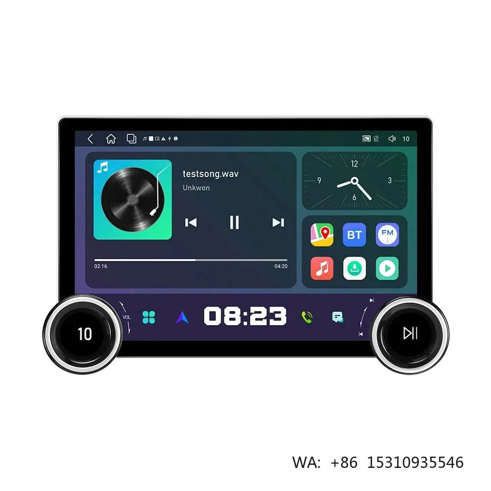 11.8Inch 2Din Android Car Radio for Toyota Yaris X 2019 2K QLED Screen Car Stereo Car DVD Player Carplay Android Auto