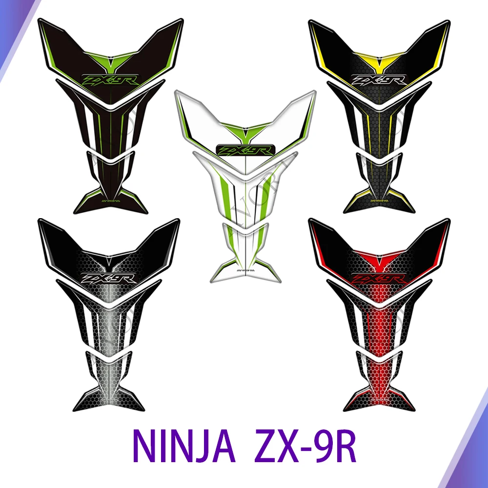 

For Kawasaki Ninja ZX9R ZX 9R ZX-9R Motorcycle Stickers Decals Tank Pad TankPad Emblem Protector Gas Fuel Oil Kit Knee