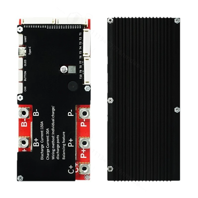 6-24S 150A Smart BMS Bluetooth Only Charging Battery Protection Board for Electric Scooter Balance Car E-bike