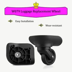 W079 Suitcases Luggage Replacement Wheel Accessories Replace Tool Case Business Box Repair Universal Practical Silent Wheels