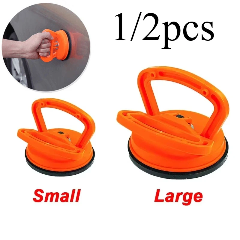 

For Car Dent Glass Suction Removal Tool Car Repair Tool Body Repair Puller 2inch Black/Orange Suction Cup Remove Dents Puller