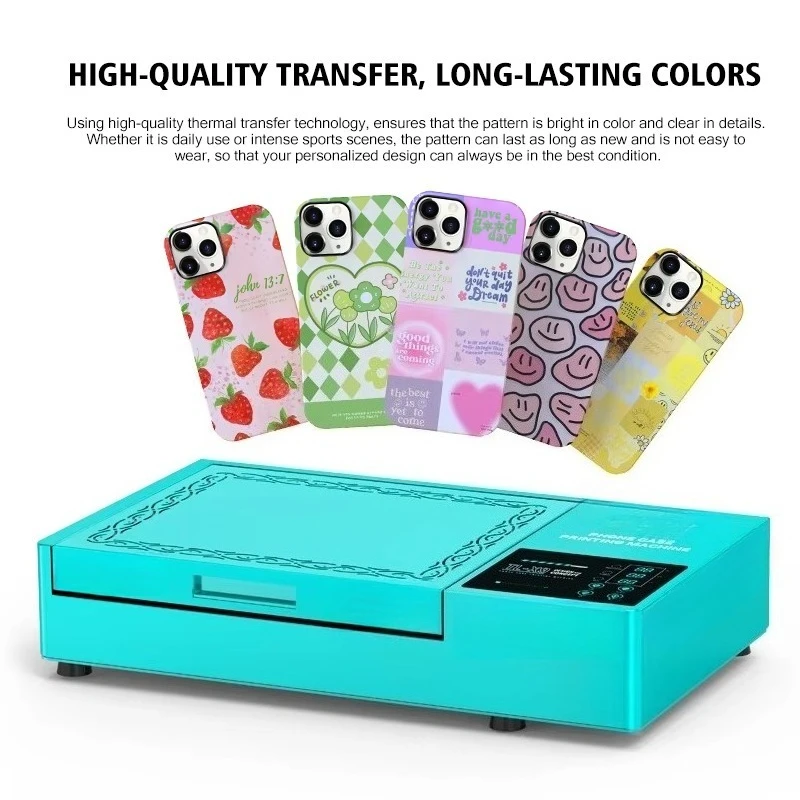 ثلاثية الأبعاد التسامي قضية الهاتف المحمول طابعة غطاء الخلية مخصص شخصية صنع فراغ نقل الحرارة آلة طباعة صغيرة