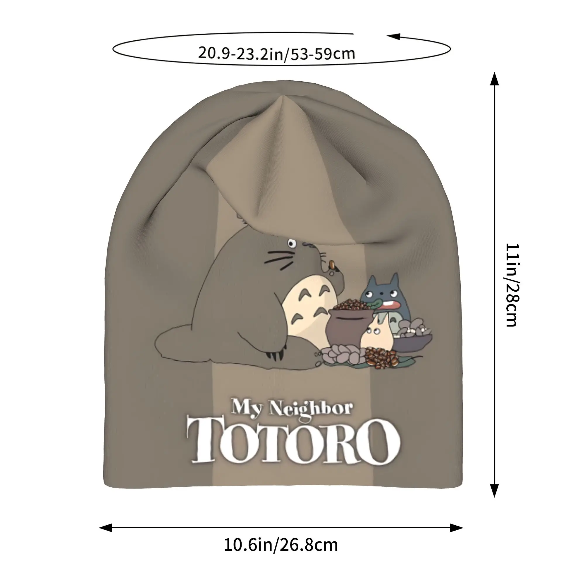 Autumn Anime My Neighbor Totoros Bonnet Homme Fashion Thin Hat  Skullies Beanies Caps Men Women Style Hats