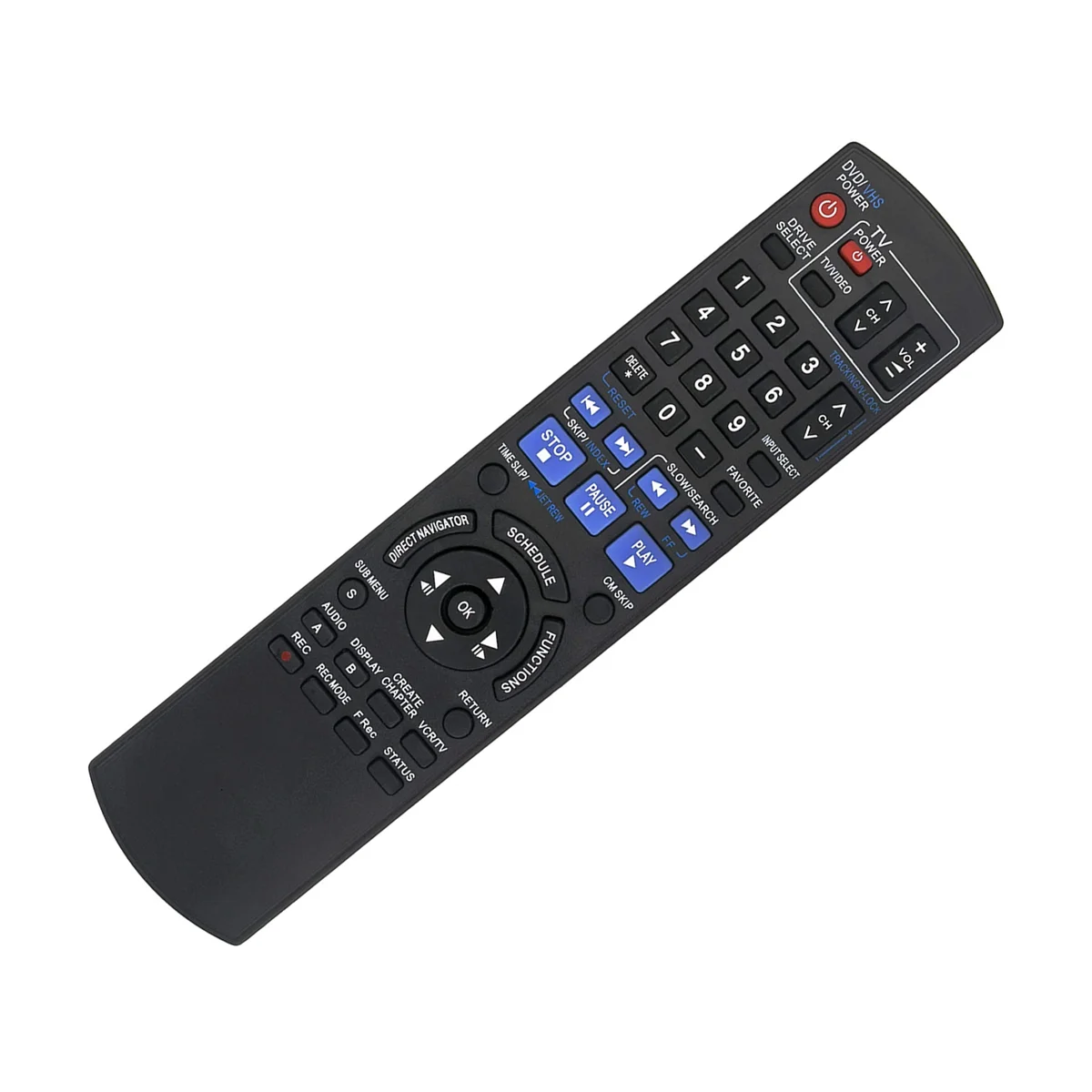 N2QAYB 000197   เปลี่ยนรีโมทคอนโทรลสําหรับ Panasonic เครื่องบันทึก DVD DMR-EZ48V DMR-EZ485V DMR-EZ48 DMR-EZ485 DMR-EZ48VK DMR-EZ485VK