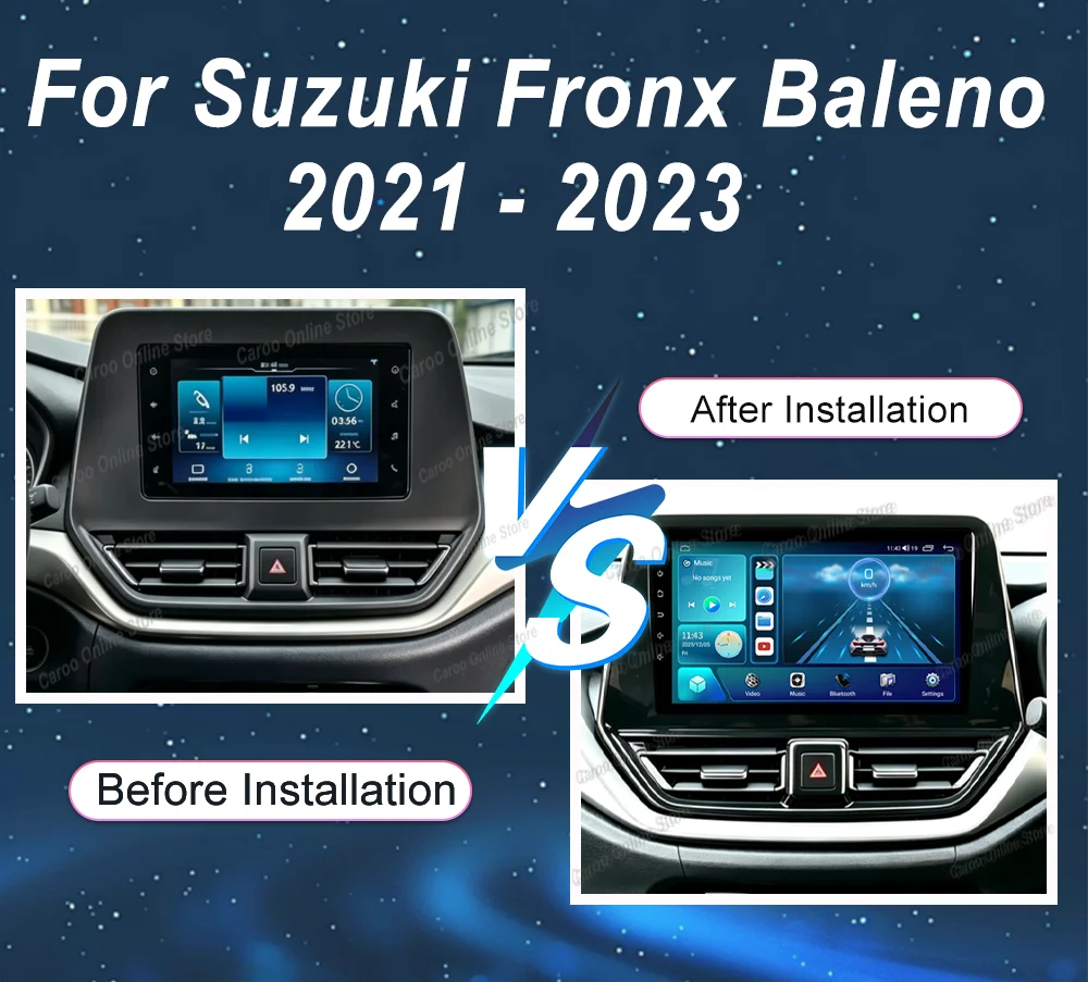 Android 16 Car Dvd For Suzuki Fronx Baleno 2021 2022 2023 Auto Radio Stereo Multimidia Player GPS Navigation Carplay Bluetooth
