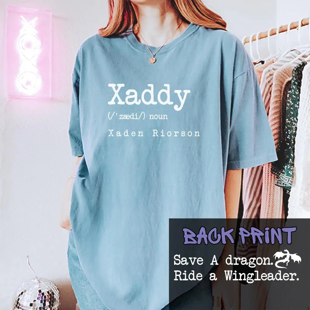 Camiseta feminina de algodão Xaddy Save A Dragon Ride A Wingleader Vintage Camiseta macia Dragon Riders Tee Moda Crop Tops