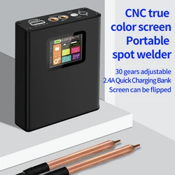 Portable Spot Welder Digital 18650 Lithium Battery Portable Kit 30 Speed Adjustable Color Display