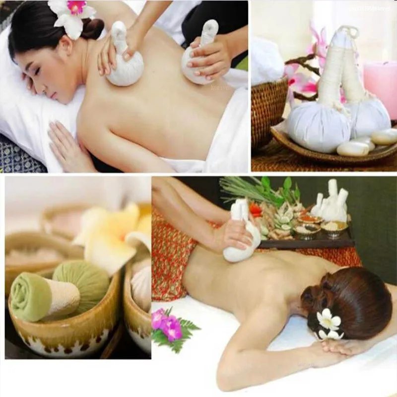 50g/200g Thai SPA Home Healthy Care Hot compress herbal bag traditional herbal massage compress ball for face &body relaxing