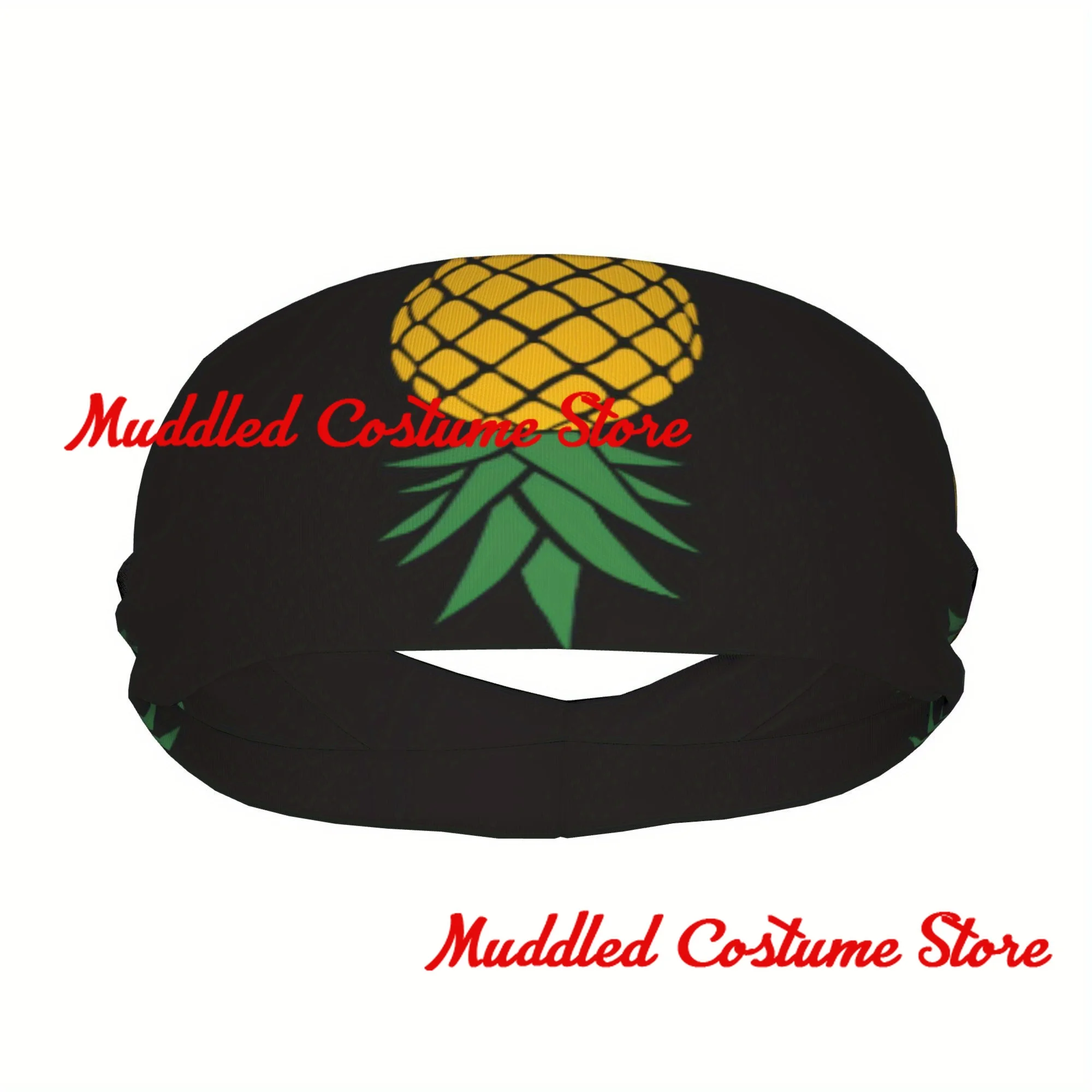 

Спортивная повязка на голову с ананасом, эластичная повязка на голову для йоги и фитнеса, эластичная повязка на голову