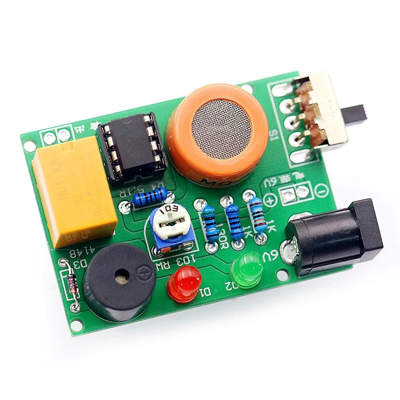Electronic Components Alcohol Tester Soldering DIY Kit MQ-3 DUI Detection Sensor Module Assembly Set for School Practice