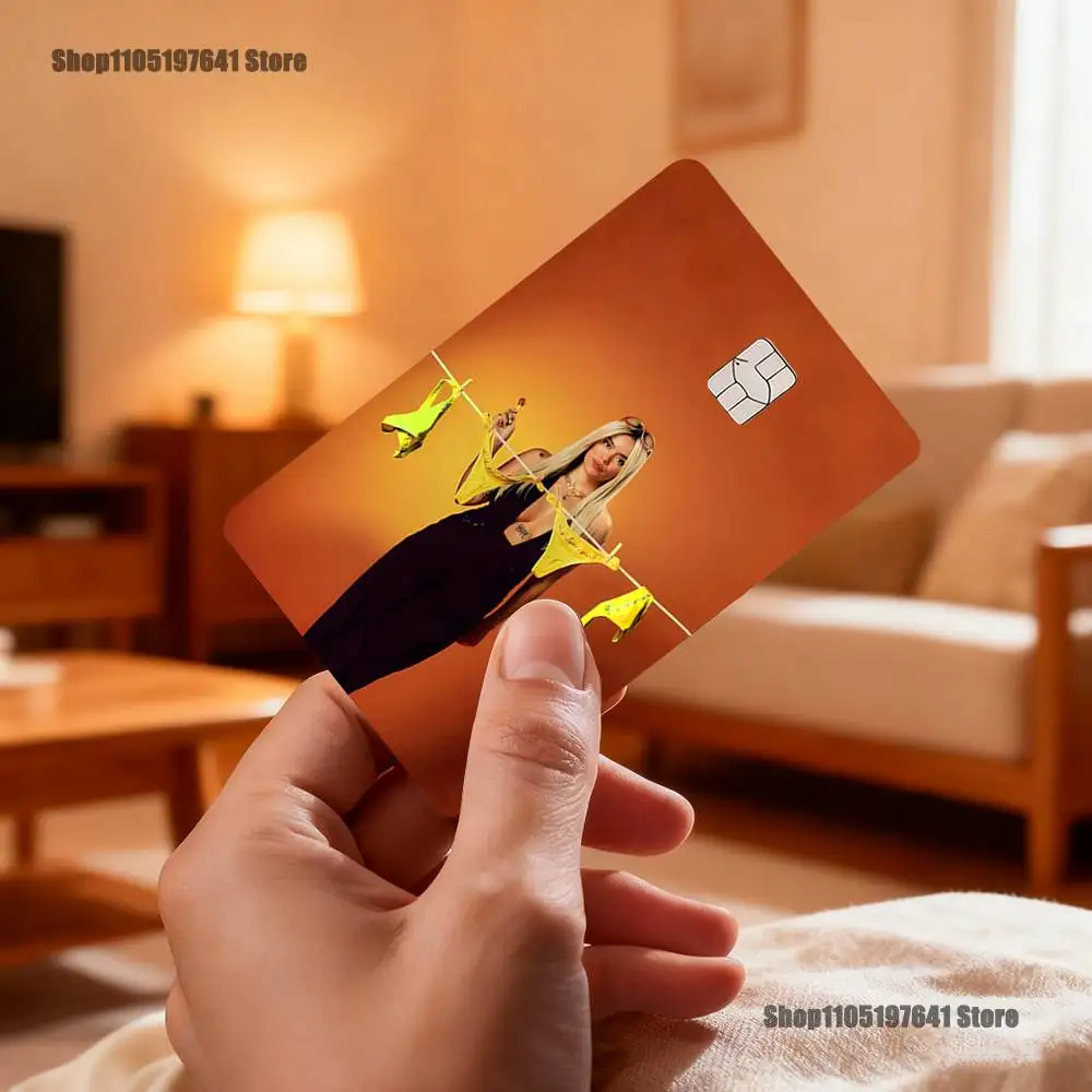 K-KaRol G Tropicoqueta Card Stickers Credit Visa Debit Bank Charge Card Bus Metro Waterproof Sticker