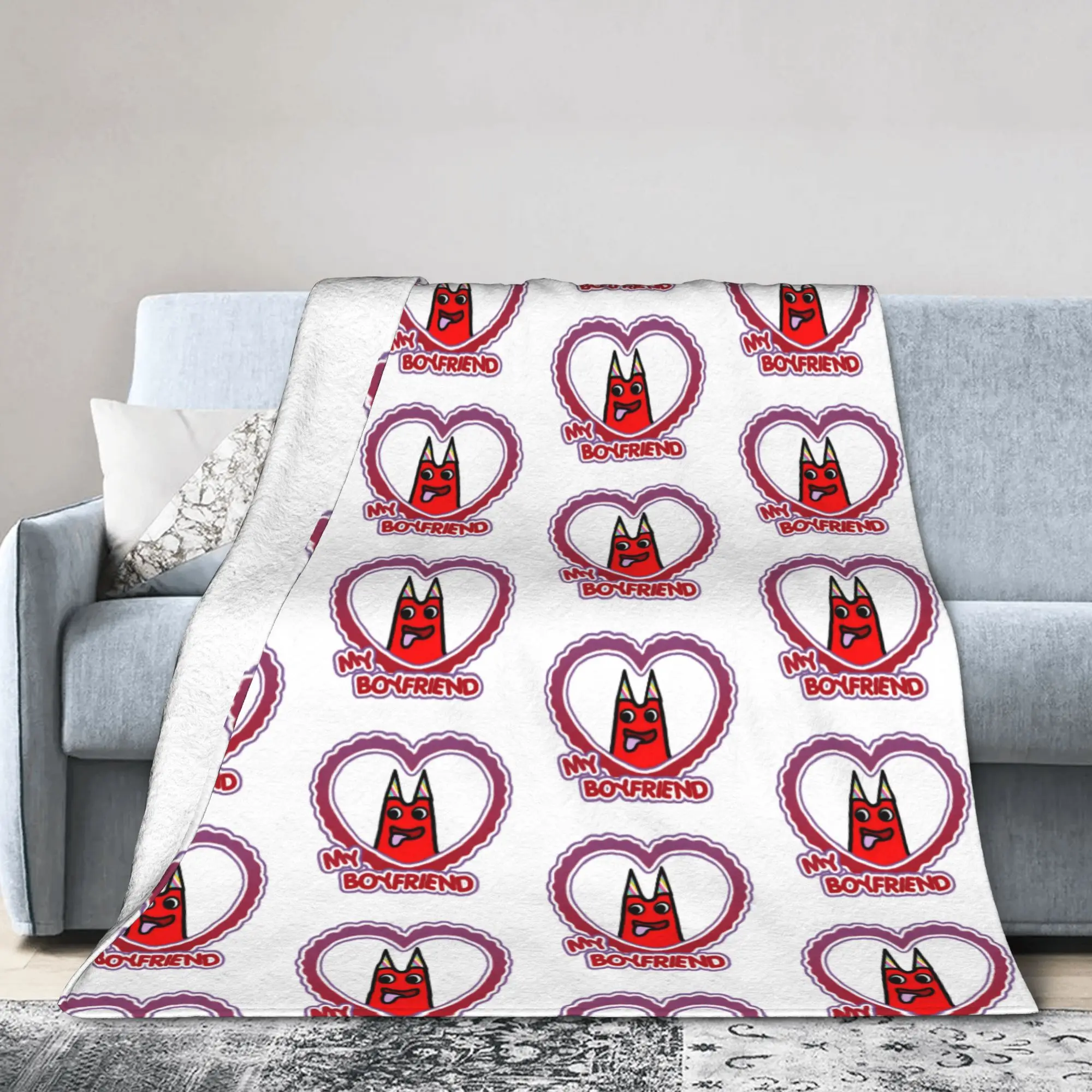 Gartens Banbans Horror Game Knitted Blankets  Wool Throw Blanket Summer Air Conditioning Portable Soft Warm Bedspread