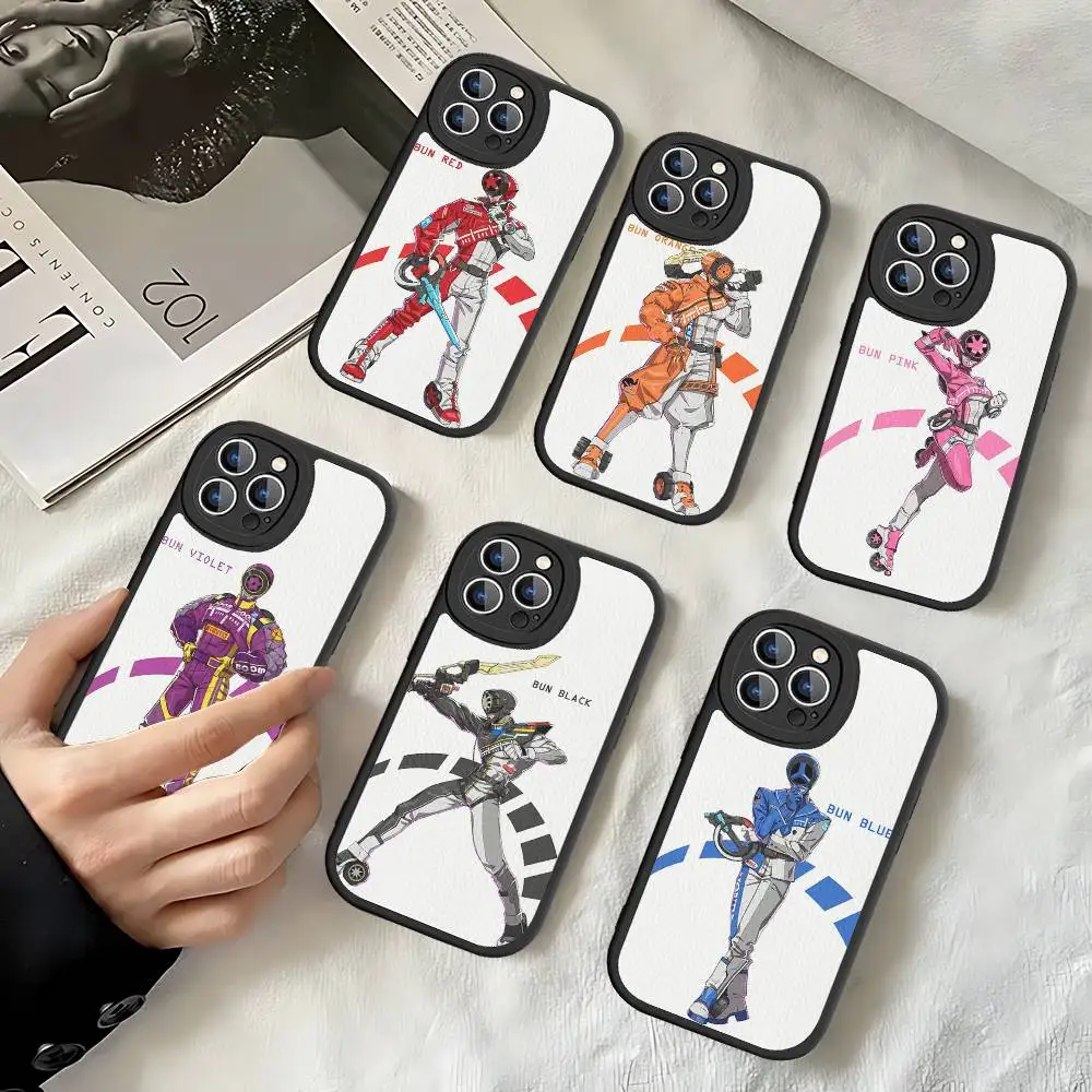 Чехол для телефона Bakuage Sentai Boonboomger для IPhone 16 15 14 13 12 11 Pro Max Plus, противоударный кожаный чехол