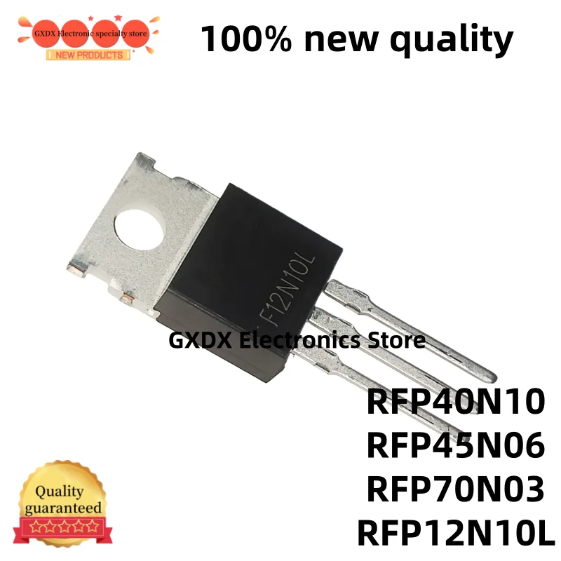 10-20Uds 100% new quality RFP45N06  RFP12N10L RFP40N10 RFP70N03 F12N10L F40N10 F45N06 F70N03 TO-220 Transistor nuevo en Stock