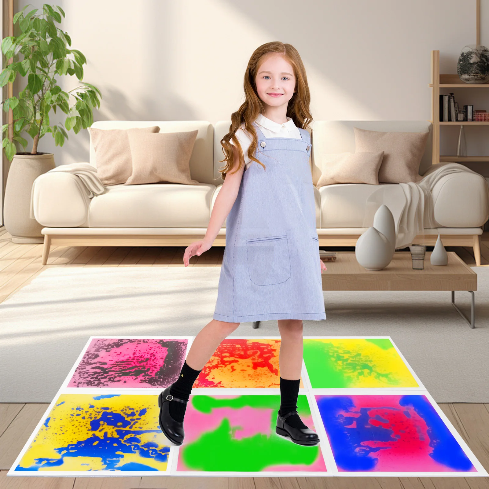 

Kids Sensory Toys Mat Tactile Experience Visual Sensory Toys for Children Educational Therapy Play Mat