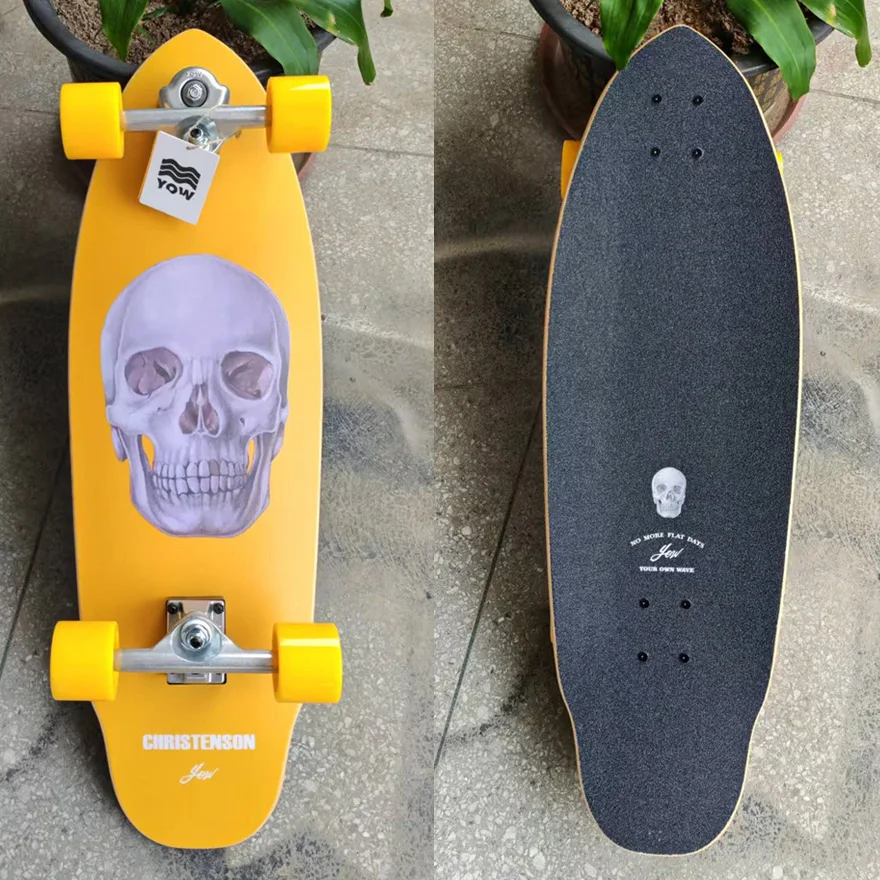ชุดสเก็ตบอร์ดแลนด์เซิร์ฟ YOW พร้อมอุปกรณ์ครบชุด คุณภาพดี ระบบสปริง แบรนด์ดัง พร้อมทรัค ล้อ ลูกปืน และเครื่องมือ