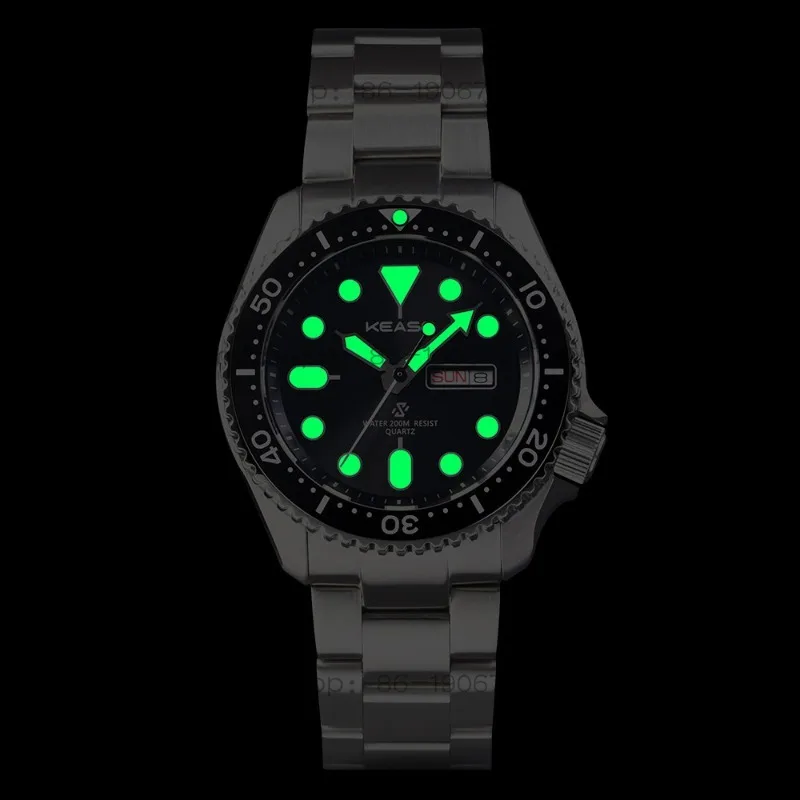 Watch Quartz Movement Sapphire 200m Waterproof Business Watch