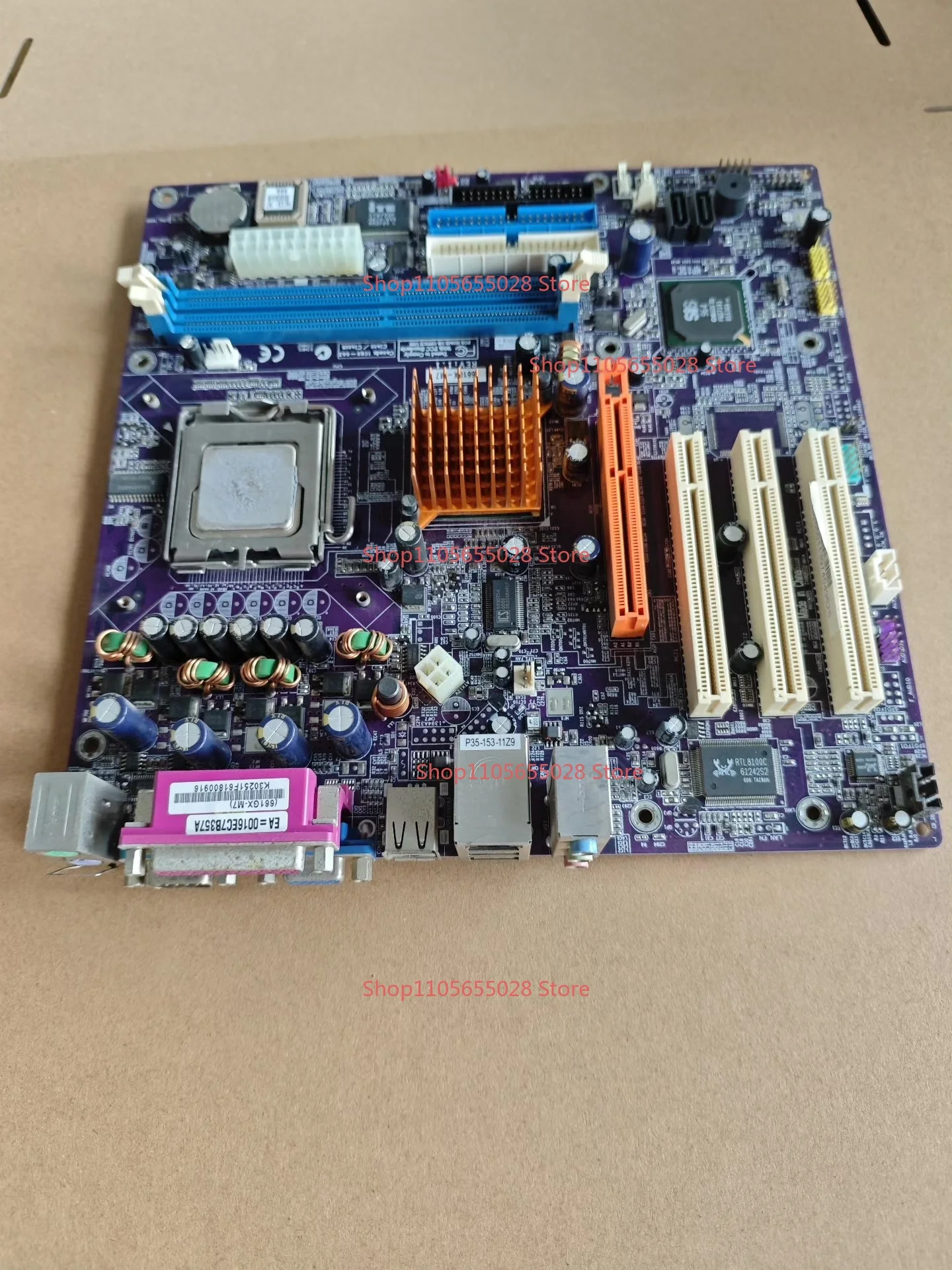 For Elite 661GX-M7 Main Board 775 Pins SIS 964L Chipset DDR Memory Slot 3 AGP Slots PCI Slot