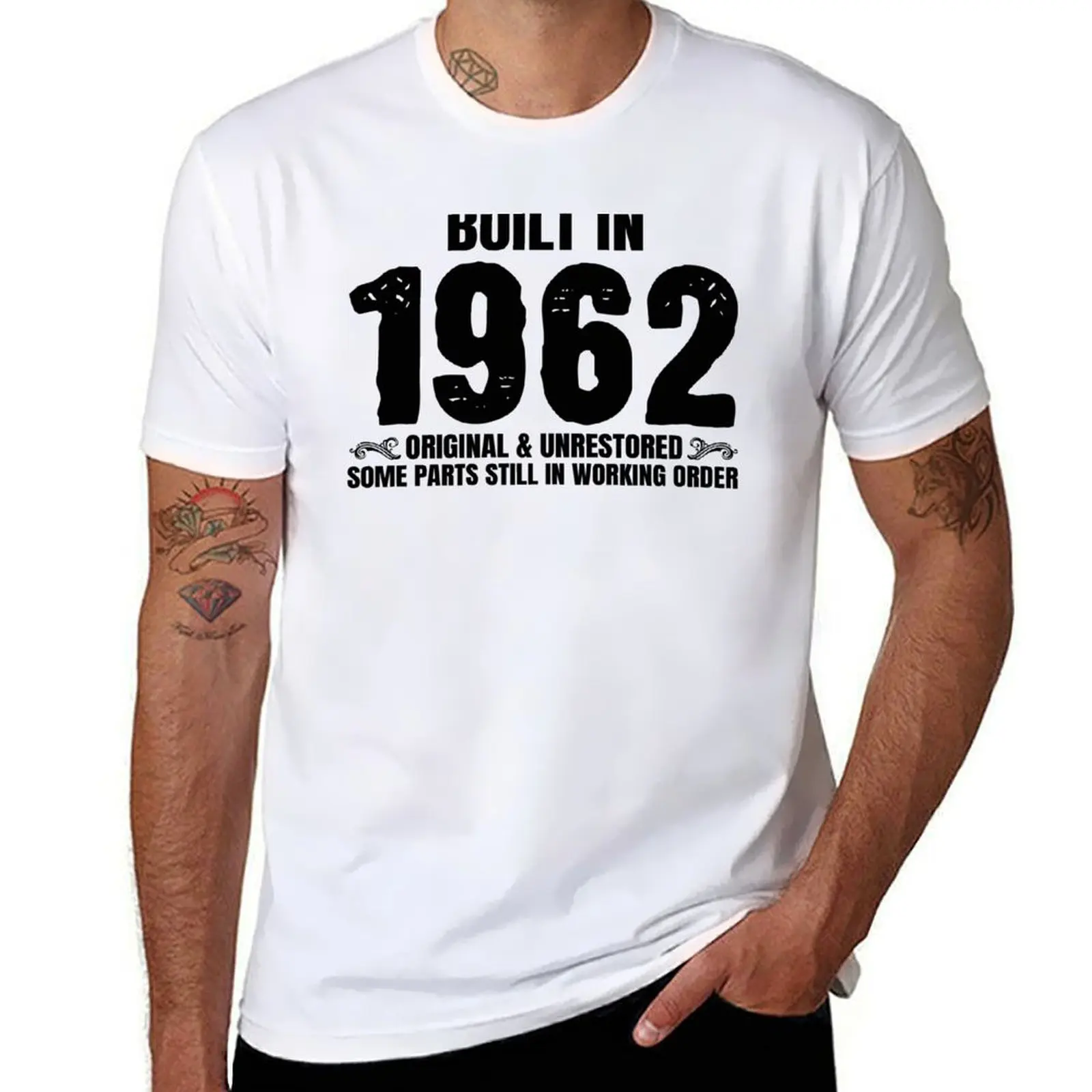 built in 1962 original & unrestored some parts still in working order T-Shirt men t shirt cotton 100% T-Shirt