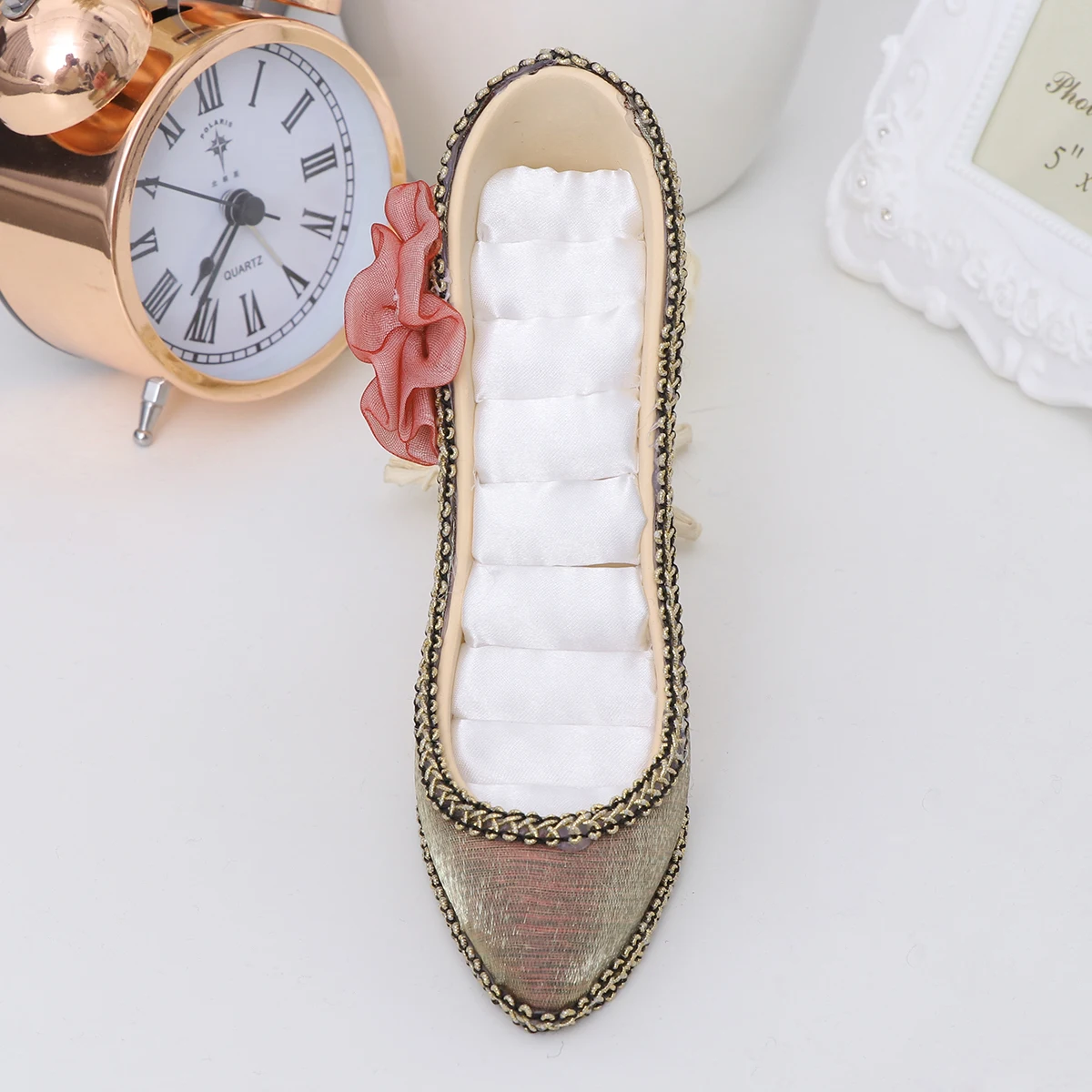 

High Heeled Shoe Storage Rack Jewelry Organizer Ring Holder Display for Household Hanger Stand Man Earring