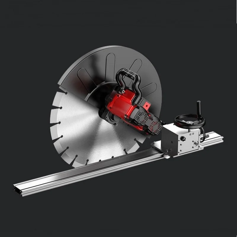 High-Power 9800W Electric Concrete Wall Cutting Machine Industrial Grade Track-Type Window Wall Slotting Saw