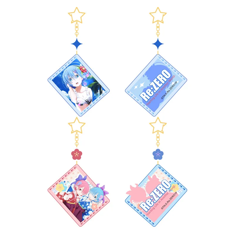 Re:ZERO Starting Life in Another World Ram Rem China Official Authorization CP Keychain - view 2
