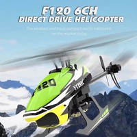 ​YXZNRC F120 RC Helicopter 2.4G 6CH 6-Axis Gyro 3D6G Direct Drive Brushless Motor Flybarless Arobatic Mini Drone BNF RTF