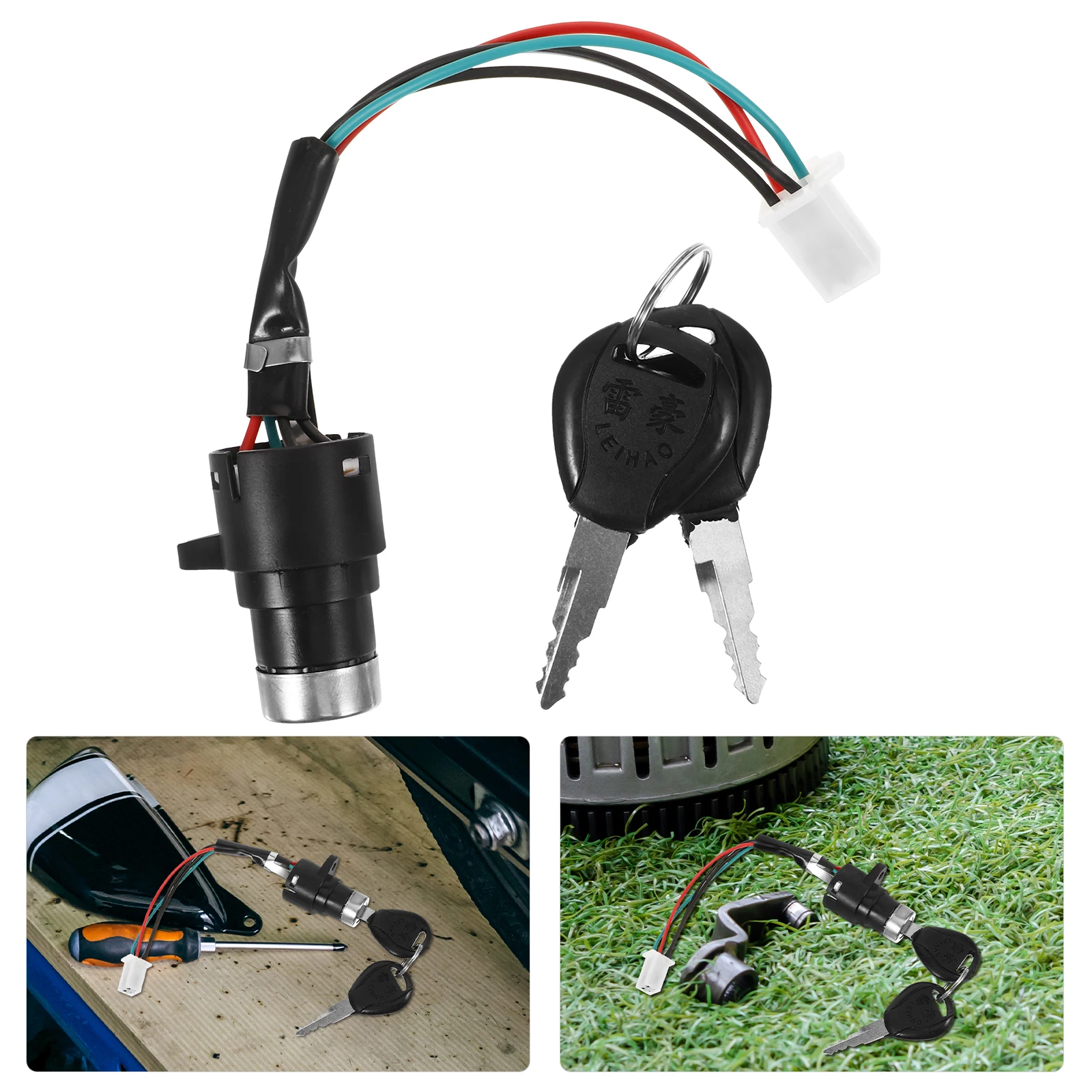 

Universal Motorcycle Ignition With Key Replacement For Scooter Atv Starter Keyed Switch Compatible Dy90 Durable Easy