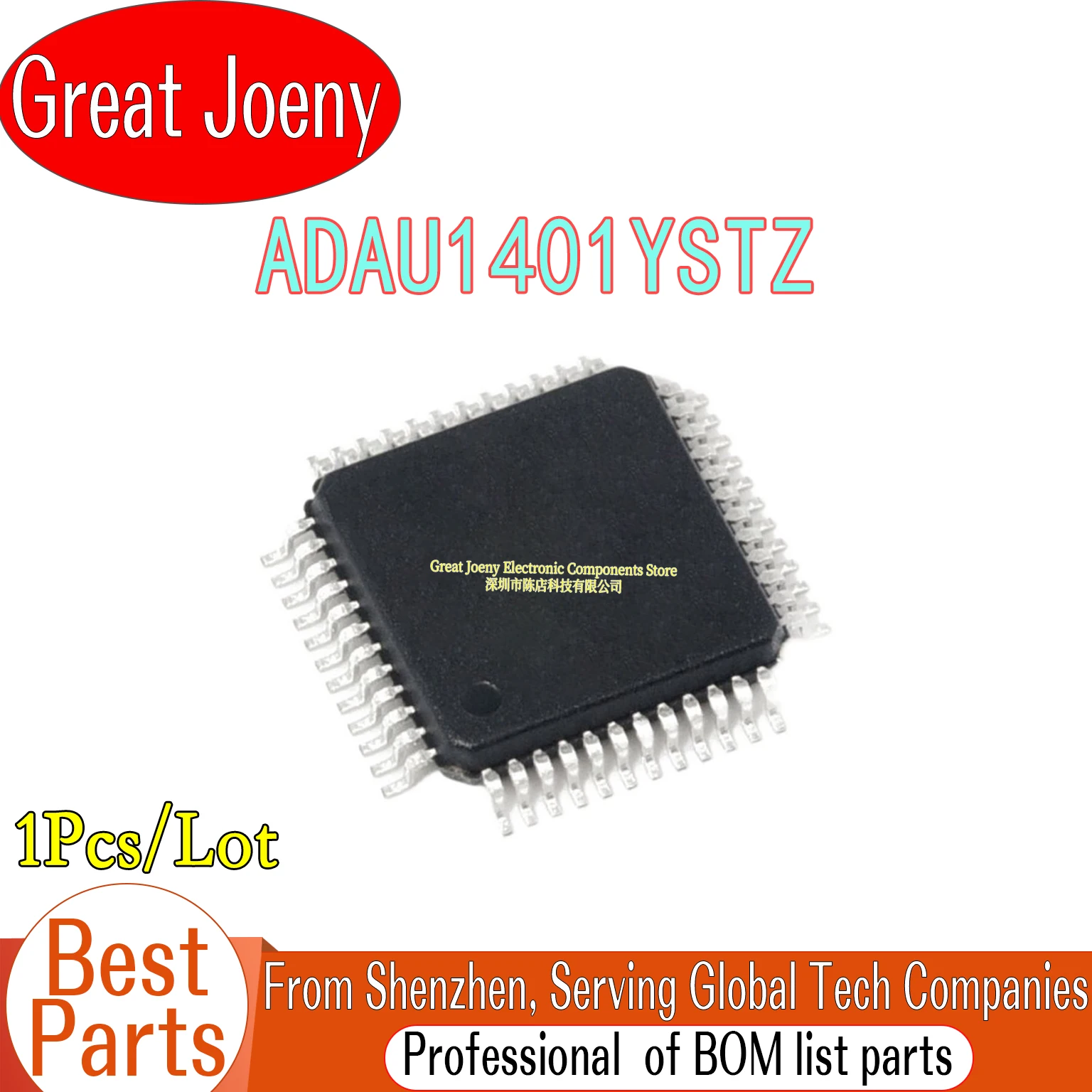 

ADAU1401 ADAU1401YSTZ IC Chipset LQFP-48
