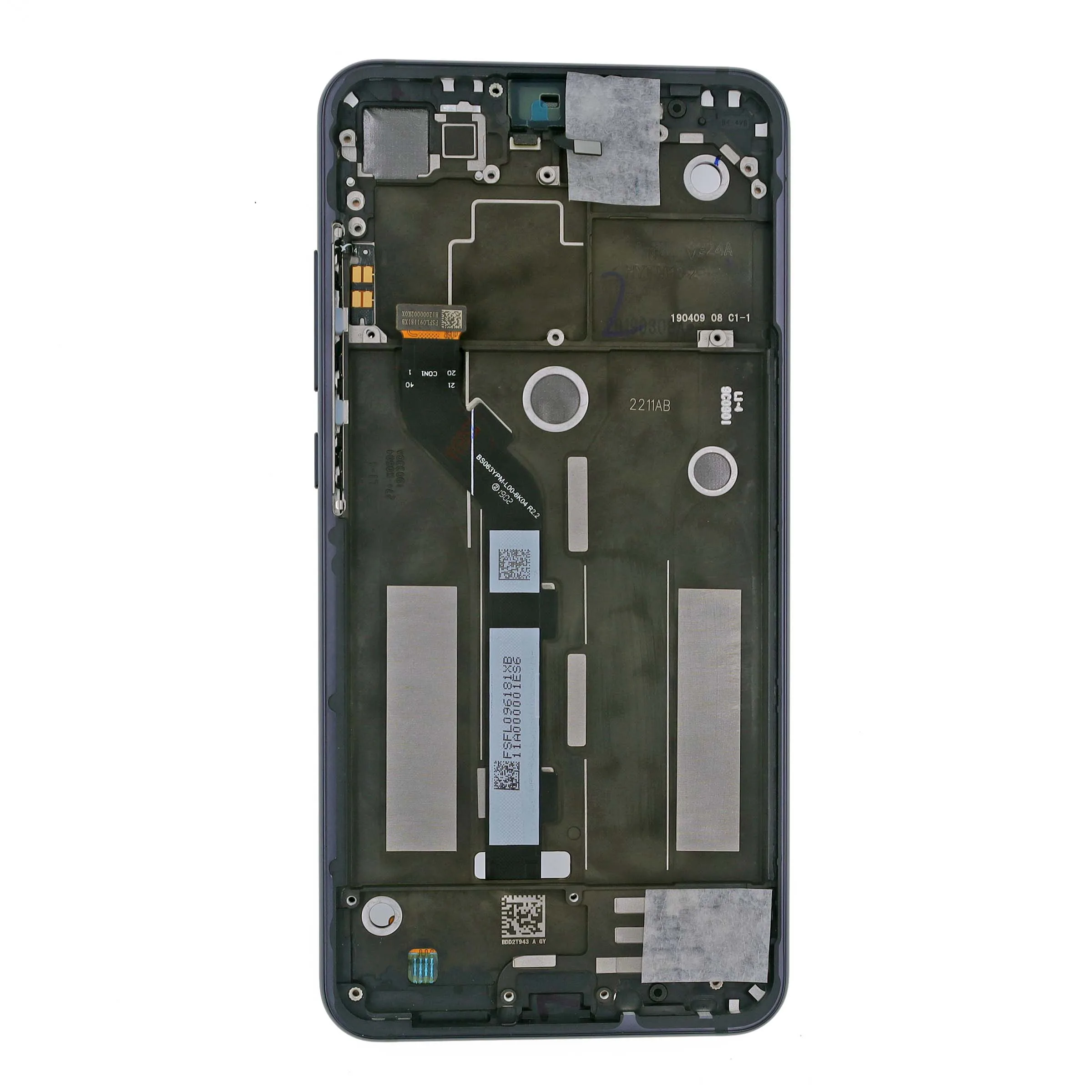 Ten points supported LCD Touch Screen Digitizer Assembly for xiaomi 8 lite, Complete Screen with Frame for Mi 8 Lite, New