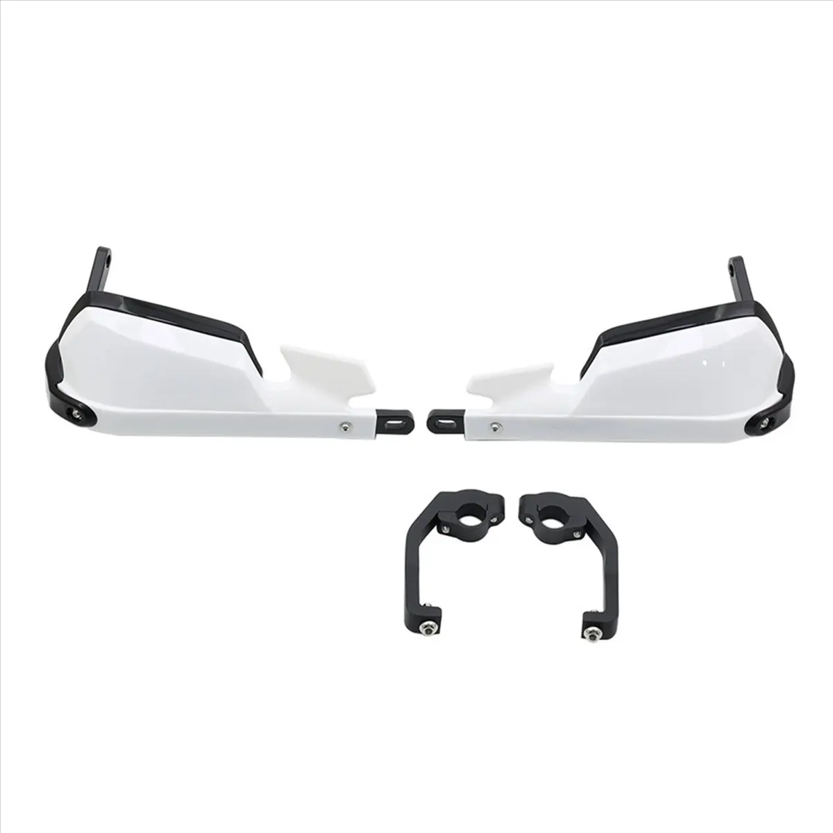 B09A Motorcycle Hand Guards Brake Handguard Shell Protection Wind Shield Deflector Cover for KOVE 800X White